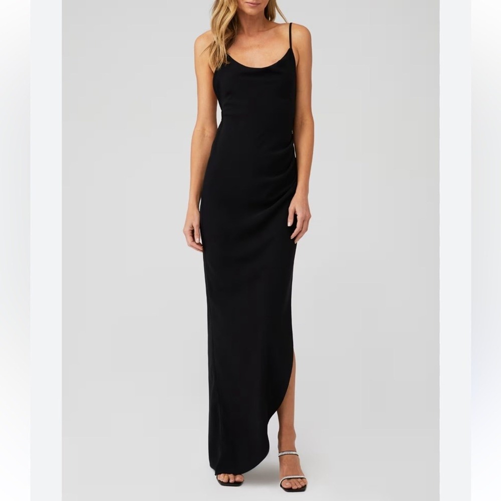 Amanda Uprichard size Sm the Janet‎ black maxi dress